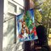 Basset Hound Christmas Reindeer House Flag Large Porch Sleeve Pole Decorative Outside Yard Banner Artwork Wall Hanging, Polyester, House Size, Multicolor_maomaolike.com