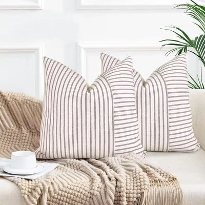 Pinstripe Pillow Cover_maomaolike.com