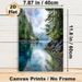Forest Lake Landscape Painting Poster, Serene Watercolor Nature Scene Poster, Misty Mountain, Lush Evergreens & Clear Lake Design Brings Tranquil_maomaolike.com