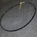 Trendy 3mm Black Clear Beads Chain Short Choker Necklace Female Jewelry Women Sweet Necklaces Bijoux Femme Ladies Party_maomaolike.com