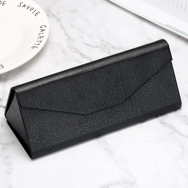 Unisex Folding triangle sunglasses Eyeglasses case Sunglasses Eyeglasses case Handmade eyeglasses case_maomaolike.com