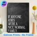 Family Quote Painting Poster, Vintage Chalkboard-style Typography Poster, Witty Humorous Family Statement, Ideal For Home Living Room And Dining Area_maomaolike.com
