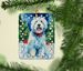 Old English Sheepdog Christmas Porcelain Ornament Christmas Tree Hanging Decorations For Home Christmas Holiday, Rectangle, Gift, Multicolor_maomaolike.com