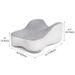 Long 14”Knee Side Sleeper Fully Support Thighs And Knees For Required Knee Separation- Leg Pillow - Large, Gray_maomaolike.com