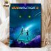 Subnautica 2 Deep-sea Adventure Painting Poster, Vibrant Underwater Sci-fi Scene Poster, Immersive Deep-sea Exploration Design Ideal For Game Room_maomaolike.com