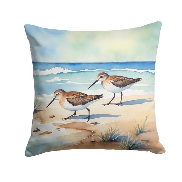 Sandpipers Hunting Throw Pillow Machine Washable, Indoor Outdoor Decorative Pillow For Couch, Bed Or Patio, 18Hx18W_maomaolike.com