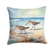 Sandpipers Hunting Throw Pillow Machine Washable, Indoor Outdoor Decorative Pillow For Couch, Bed Or Patio, 18Hx18W_maomaolike.com