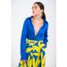 Women's Clothing new loose large size temperament printed shirt top wide-leg pants suit_maomaolike.com