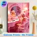 Pink Glam Doll At Vanity Painting Poster, Dreamy Feminine Makeup Scene Poster, Charming Feminine Decor Ideal For Bedroom, Dressing Room_maomaolike.com