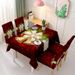 Christmas Tablecloth, Dining Table, Chair Cover, Decorative Elastic One-piece Absorbent Tablecloth_maomaolike.com