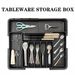 Retractable Kitchen Cutlery Organizer Divided Tray For Knives & Forks — 3-Way Expandable Drawer Insert_maomaolike.com