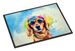 Dachshund Hippie Dawg Doormat Front Door Mat Indoor Outdoor Rugs For Entryway, Non Slip Washable Low Pile, 24H X 36W_maomaolike.com