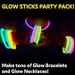 Glow Sticks Party Supplies 100pk - 8 Inch Glow In The Dark Light Up Sticks Party Favors, Glow Decorations, Neon Party Glow Necklaces And Glow Bracelets With Connectors_maomaolike.com