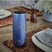 Stainless Steel Highball Cocktail Glass Set, Set Of 2 - Shimmer Blue_maomaolike.com