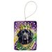 Newfoundland King Of Mardi Gras Porcelain Ornament Christmas Tree Hanging Decorations For Home Christmas Holiday, Rectangle, Gift, Multicolor_maomaolike.com