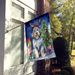 Old English Sheepdog Christmas Reindeer House Flag Large Porch Sleeve Pole Decorative Outside Yard Banner Artwork Wall Hanging, Polyester, House Size, Multicolor_maomaolike.com