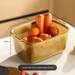 Kitchen Plastic Double Layer Rice Washing Basin Draining Household Living Room Coffee Table Internet Celebrity High-End_maomaolike.com