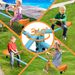 Outdoor Kids Spinning Seesaw Sit And Spin Teeter Totter Outdoor Playground Equipment Swivel Teeter Totter For Backyard_maomaolike.com