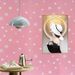 Back-to-School Season Party Decoration Pink Snowflake Princess Room Bedroom Wallpaper Self-Adhesive_maomaolike.com