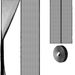 Summer Magnetic Screen Door Curtain For Indoor Bedrooms And Balconies—no Installation Required, Offering Insect And Mosquito Protection._maomaolike.com