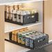 Home Garden Kitchen Sink Pull Out Basket Double Layer Seasoning Snack Bottle Storage Cabinet Layered Rack_maomaolike.com