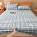 Class A Xinjiang Cotton Quilted Single Piece Bed Sheet Set Full Coverage All-Season Universal Mattress Protector Cover_maomaolike.com