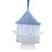 Cute Winged Little House Ins-style Box, High Aesthetic Wall-mounted Fabric Tissue Bag, No-drill Toilet Paper Holder_maomaolike.com