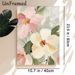 Floral Themed Painting Poster, Pastel-toned Textured Impasto Flower Poster, Delicate Artistic Decor Suitable For Living Room, Bedroom_maomaolike.com
