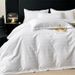 Homestay Stripe Fly Edge Style Four-Piece Linen Hotel 4-Piece Set Cross-Border Trade_maomaolike.com
