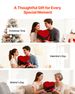 Forever Flowers, 50 Preserved Roses In A Heart Shape Box, Eternal Flowers Immortal Bouquet Birthday Present For Delivery Prime Women Her Wife Mothers, Anniversary, Valentine's Day,Christmas, Red_maomaolike.com