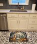 Calacas Skeletons Spooky Halloween Memory Foam Kitchen Mat Machine Washable Anti-Fatigue Mat Cushion Comfort Bath Mat Or Kitchen Rug_maomaolike.com