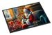 Yorkshire Terrier Yorkie And Santa Claus Doormat Front Door Mat Indoor Outdoor Rugs For Entryway, Non Slip Washable Low Pile, 24H X 36W_maomaolike.com