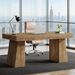 Executive Desk, Modern Wood Computer Desk Workstation Desk_maomaolike.com