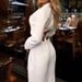 Women's Clothing autumn new fashion home simple asymmetric long pure white trousers_maomaolike.com