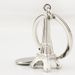 Unisex Personalized creative tourism souvenirs Paris style jewelry Paris Tower key chain lettering_maomaolike.com