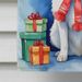 American Eskimo Christmas Reindeer House Flag Large Porch Sleeve Pole Decorative Outside Yard Banner Artwork Wall Hanging, Polyester, House Size, Multicolor_maomaolike.com