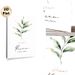 Ihsan Excellence Themed Painting Poster, Soft Watercolor Delicate Green Leaf Branch Poster, Calming Inspirational Decor Idea For Living Room, Bedroom_maomaolike.com