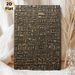 Egyptian Hieroglyphs Painting Poster, Vintage Intricate Carved-style Poster, Authentic Ancient Egyptian Script Design, Ideal For Home Study And Living_maomaolike.com