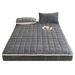 Class A Bubble Milk Velvet Sheet Single Piece Autumn Winter Thickened Coral Fleece Mattress Protector Bed Cover Three-Piece Set 1._maomaolike.com