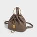 Ring Drawstring Double Shoulder Bucket 2026 New Niche European And American Fashion Chain Bag Simple Versatile Commuting Backpack_maomaolike.com