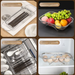 Drain Retractable Vegetable Washing Basket Kitchen Dish Draining Storage Rack Sink Dishwashing_maomaolike.com