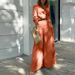 2023 Women's INS Solid Color Temperament Commuter Loose Pocket Fashion Casual Set_maomaolike.com