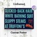 Sloppy Steaks & Lifestyle Quote Themed Painting Poster, Vibrant Neon-style Typography & Food Illustration Poster, Humorous Relatable Wording, Ideal_maomaolike.com
