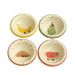 Cute Small Especially Beautiful Flavor Underglaze Color Ceramic Tomato Sauce Plate, Exquisite Snack Plate_maomaolike.com
