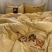 Manufacturer Wholesale INS Korean Style Princess Towel Embroidery All-Cotton Washed Four-Piece Pure Cotton Cute 4-Piece Bedding Se_maomaolike.com