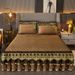 European Coral Fleece Single Piece Crystal Velvet Non-Slip Thickened Flannel Quilted Sheet Skirt Style Bed Cover_maomaolike.com