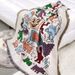 Camping Blanket Moisture Proof Camping Mat Jacquard Tapestry Cartoon Style Sofa Towel Blanket Multifunctional Sofa Blanket_maomaolike.com