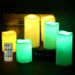 Wave Mouth Remote Control LED Electronic Romantic Wedding Birthday Clubhouse Colorful Changing Simulation Candle Decoration Prop_maomaolike.com