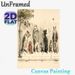 Anthropomorphic Pets Painting Poster, Vintage Whimsical Dressed Dogs & Cats On City Sidewalk Poster, Charming Artistic Decor Suitable For Living Room_maomaolike.com