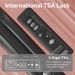 3-Piece Lightweight ABS Hardshell Luggage Set (20", 24", 26") In Rice Brown With Spinner Wheels, TSA Lock, And Adjustable Telescopic Handle - Durable Travel Suitcases_maomaolike.com